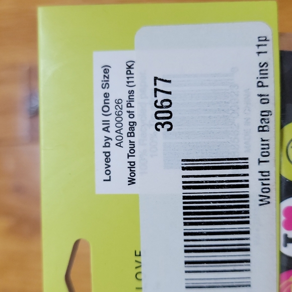 Zumba Wear Loved by All World Tour Bag of Pins (11 pk) - Picture 3 of 3